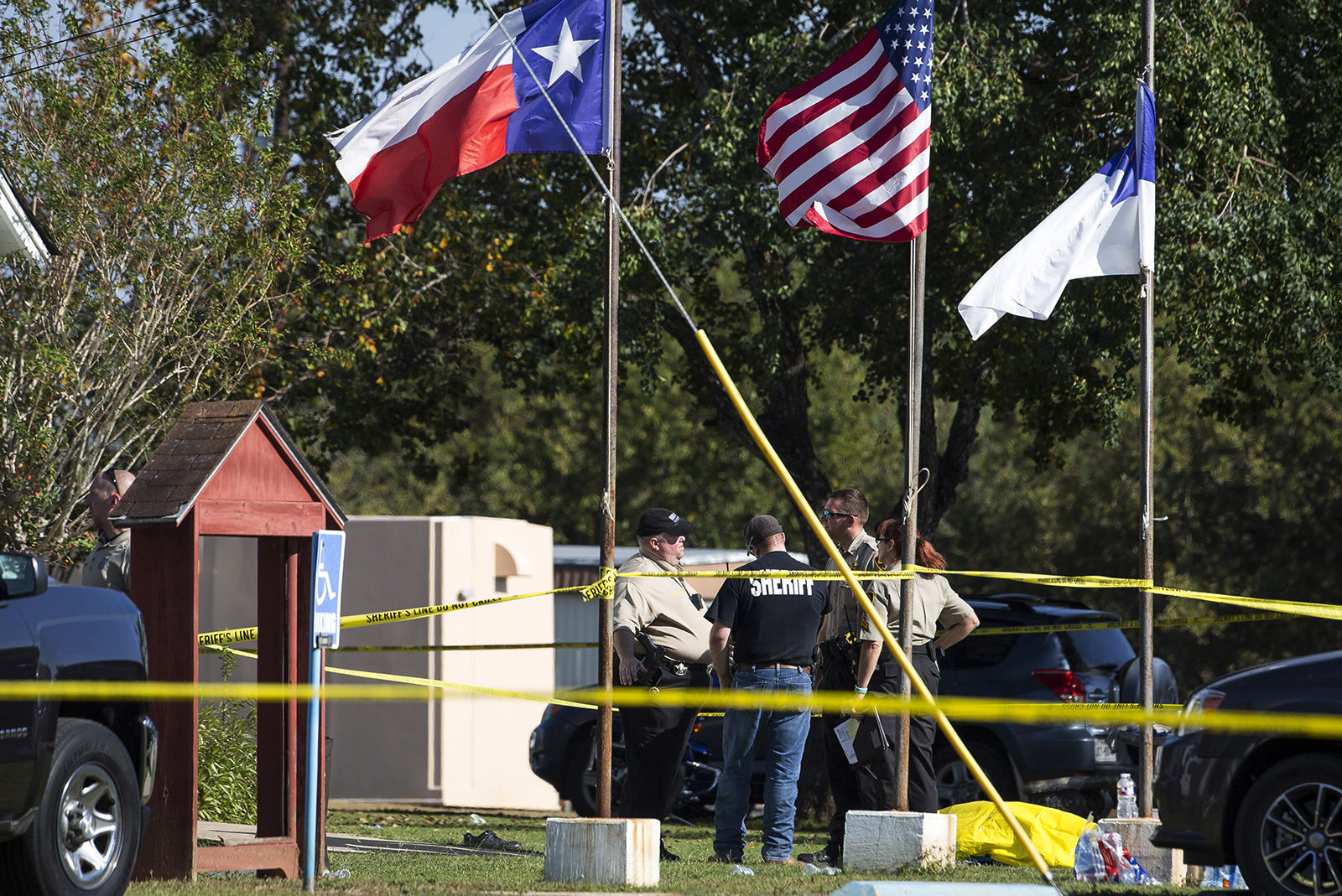 APTOPIX Church Shooting Texas